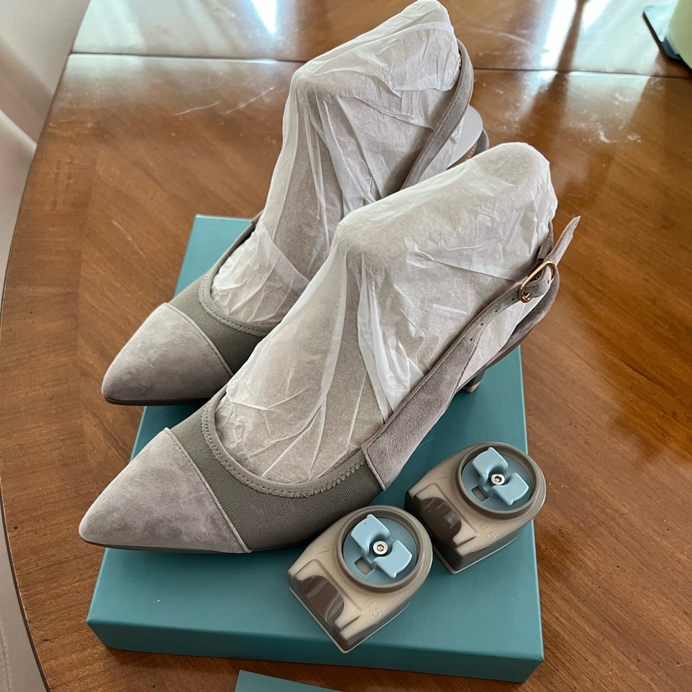 New Pashion Panel Slingback with 3” removable stiletto heels